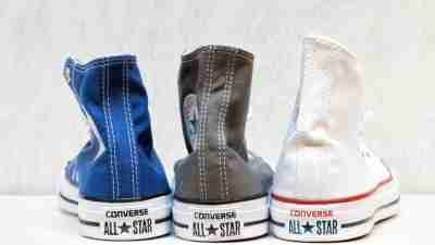 Three Chuck Taylor Converse All-Stars shoes representing different types of ADHD
